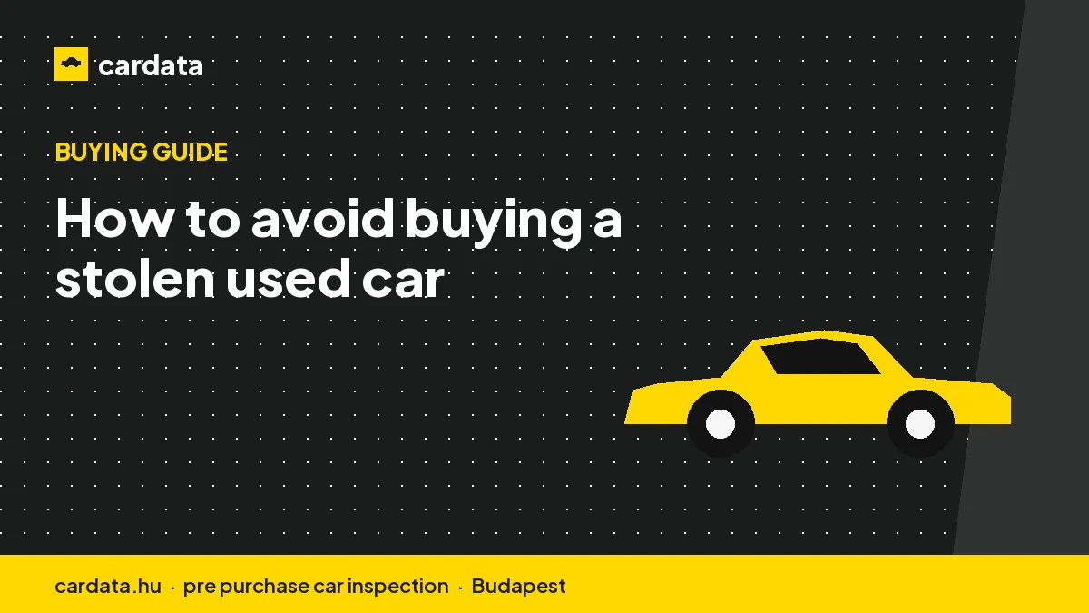 How to avoid buying a stolen used car
