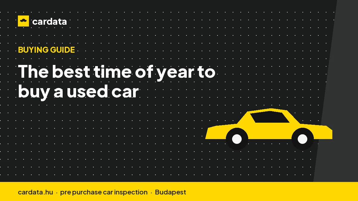 The best time of year to buy a used car
