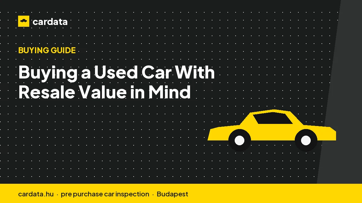 Buying a Used Car With Resale Value in Mind