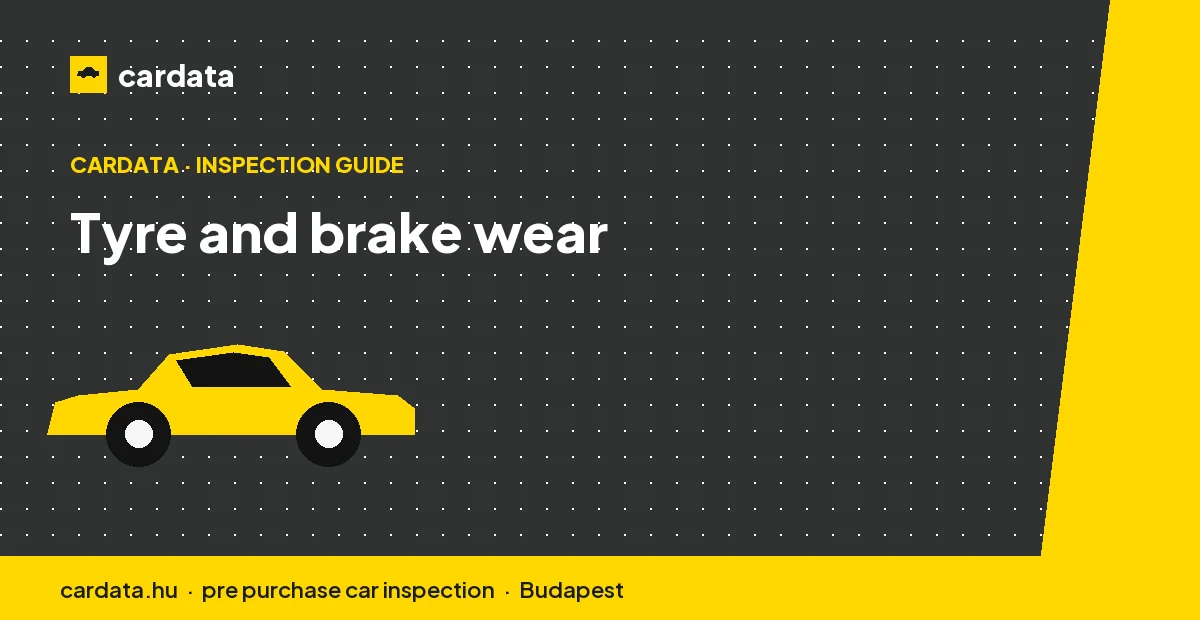 Close-up of a front tyre and brake disc on a first car, two consumables that decide early running costs.