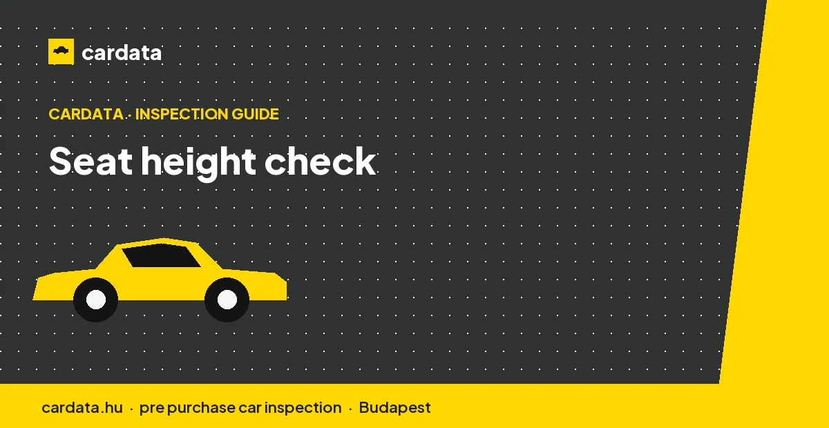 A buyer measuring the distance from the ground to the seat cushion of a compact crossover to judge easy entry.