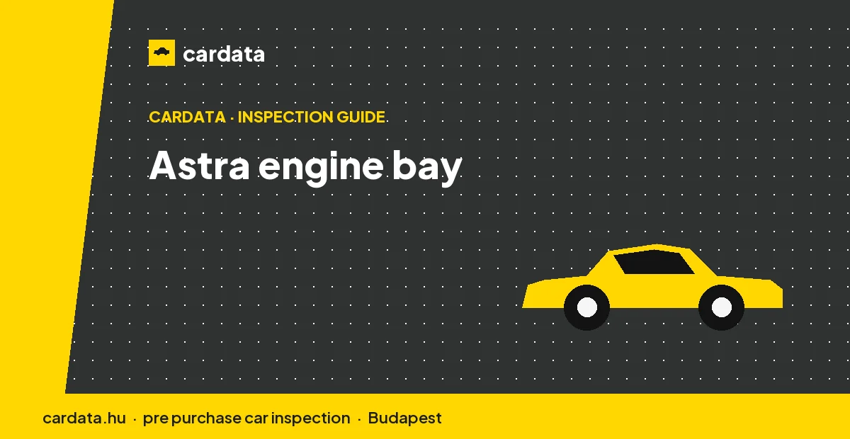 The engine bay of an Astra turbo petrol, where the timing chain end and the plastic thermostat housing are worth close inspection.