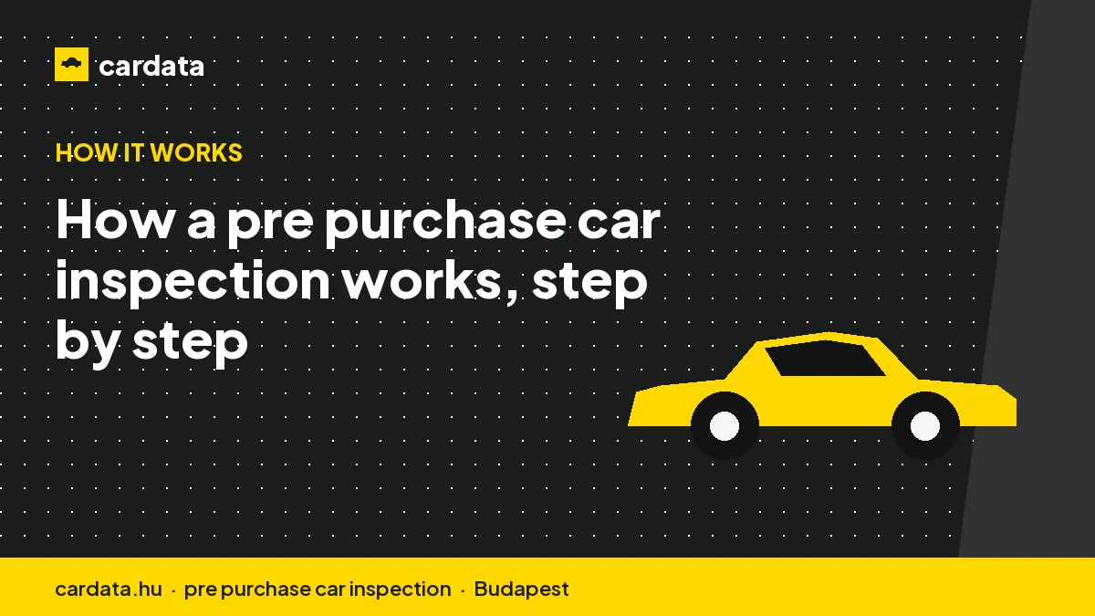 How a pre purchase car inspection works, step by step