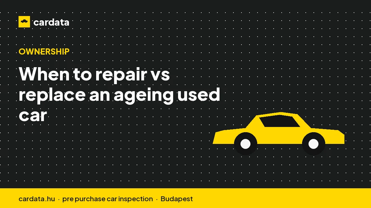 When to repair vs replace an ageing used car