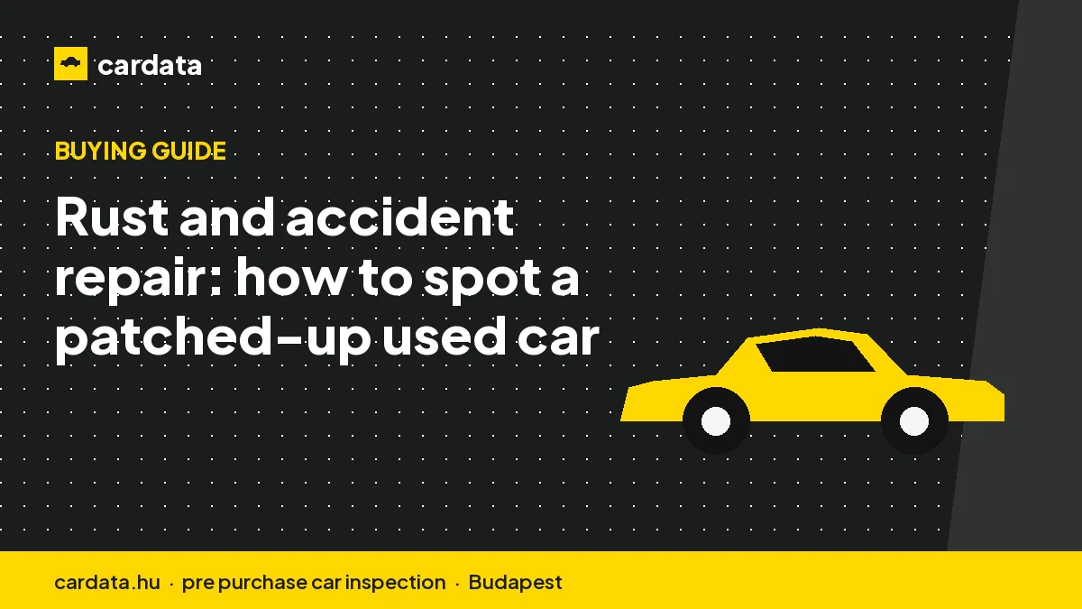 Rust and accident repair: how to spot a patched-up used car