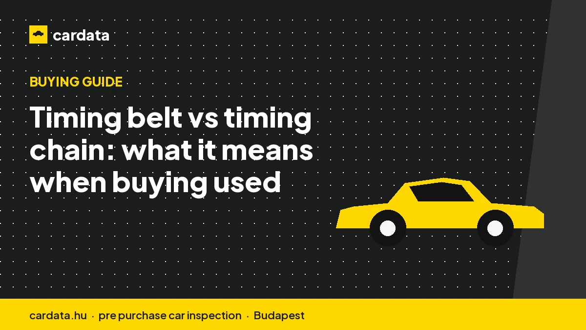 Timing belt vs timing chain: what it means when buying used