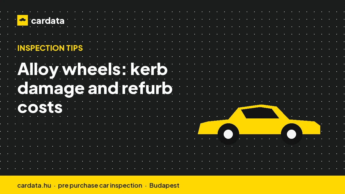 Alloy wheels: kerb damage and refurb costs