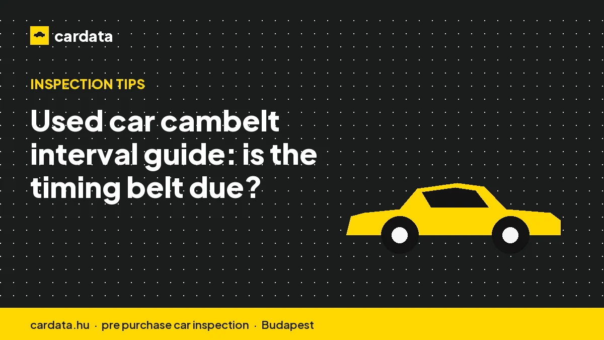 Used car cambelt interval guide: is the timing belt due?