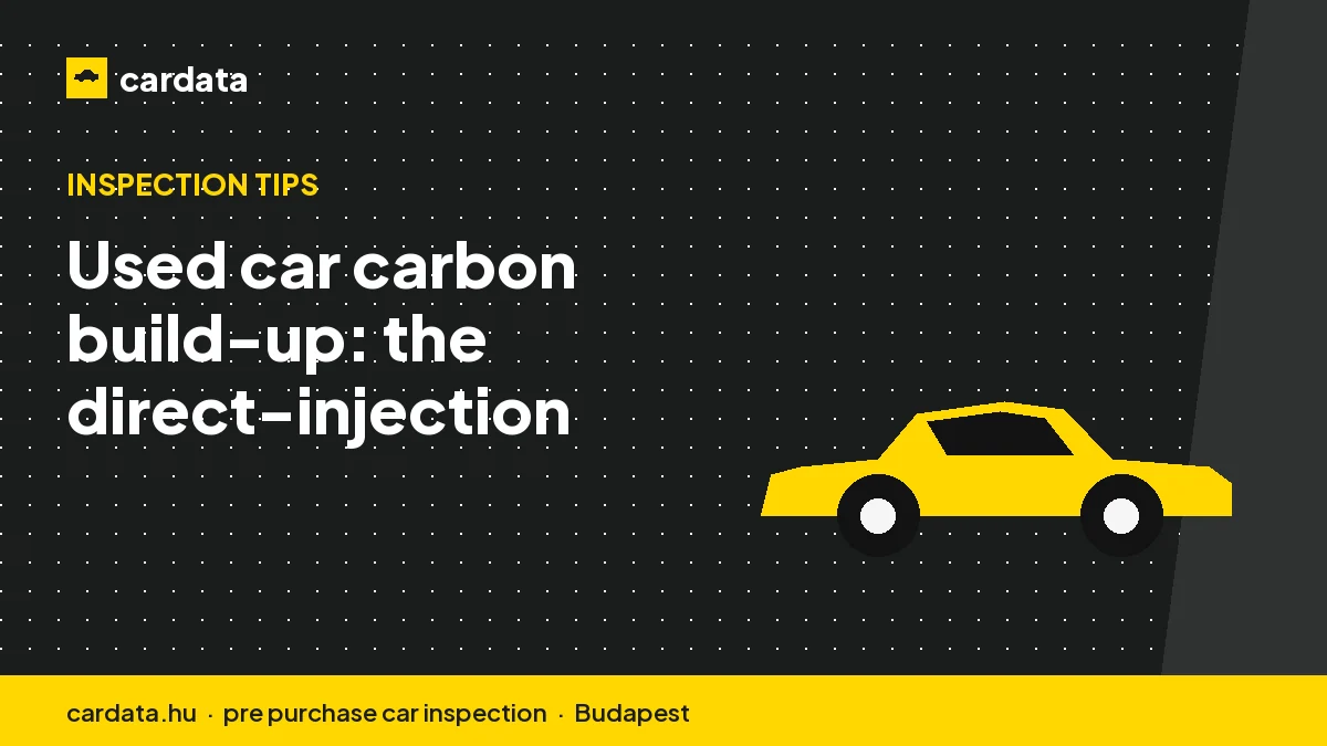 Used car carbon build-up: the direct-injection problem