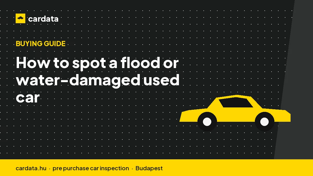 How to spot a flood or water-damaged used car