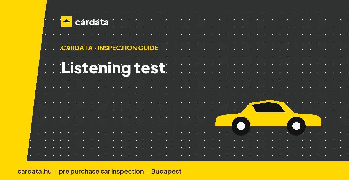Where a noise occurs - at idle, on turns, over bumps or under braking - usually reveals its source.