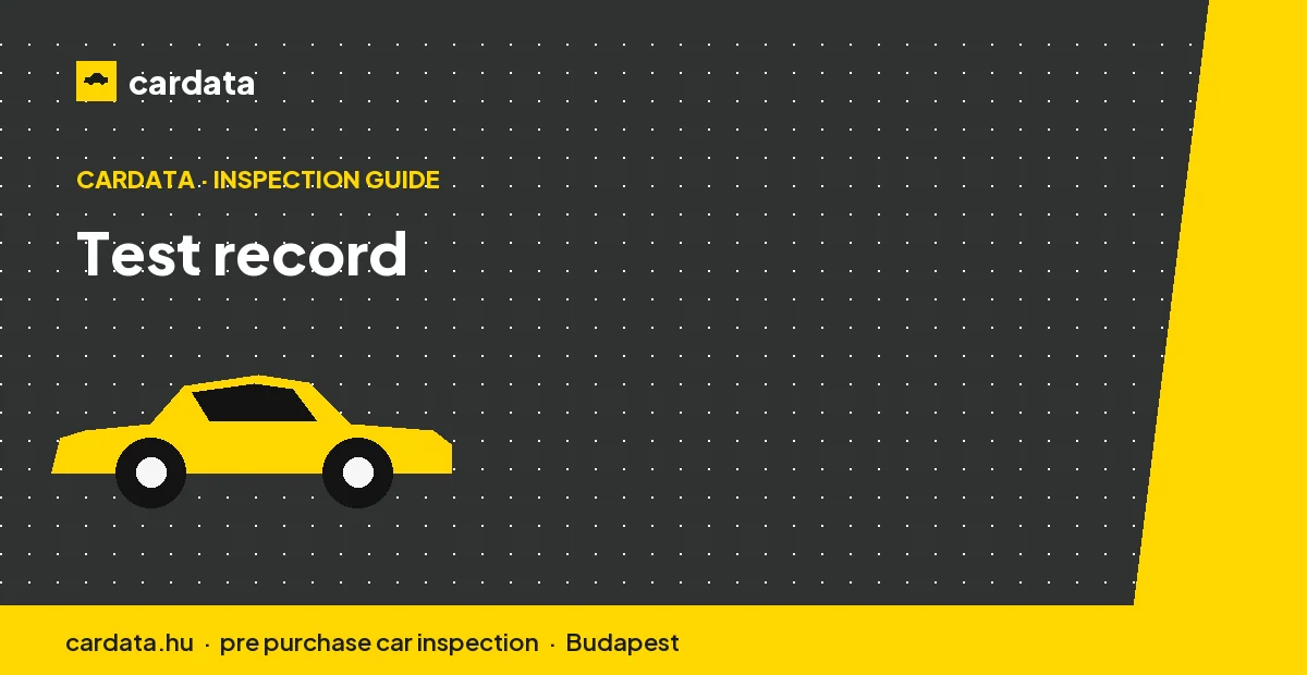 A car's periodic technical test history records past failures, advisories and recorded mileages.