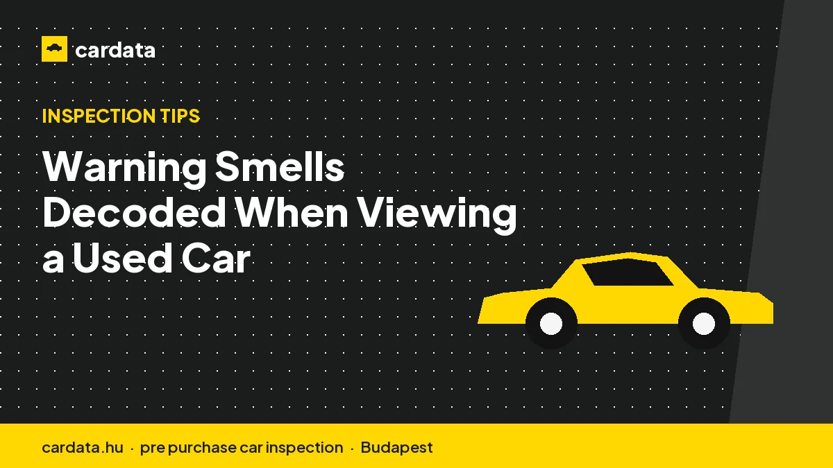 Warning Smells Decoded When Viewing a Used Car