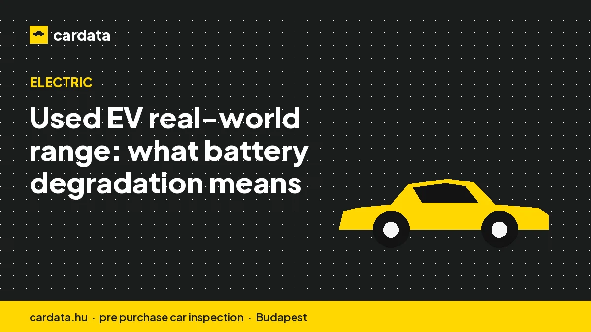Used EV real-world range: what battery degradation means
