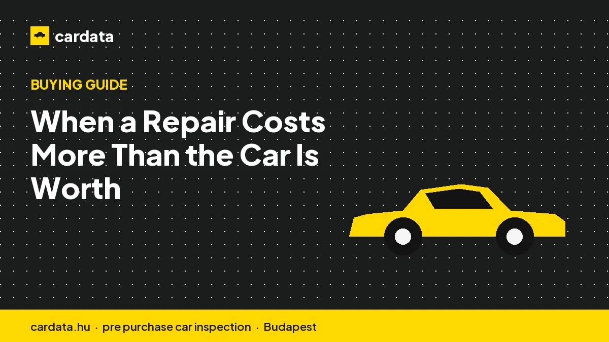 When a Repair Costs More Than the Car Is Worth